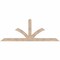 Ekena Millwork Richland Smooth Timber Gable Bracket, Douglas Fir, 108"W x 40"H x 5 1/2"D x 5 1/2"F, 9/12 Pitch GBW108X40X0606RIC00SDF - alternate 1